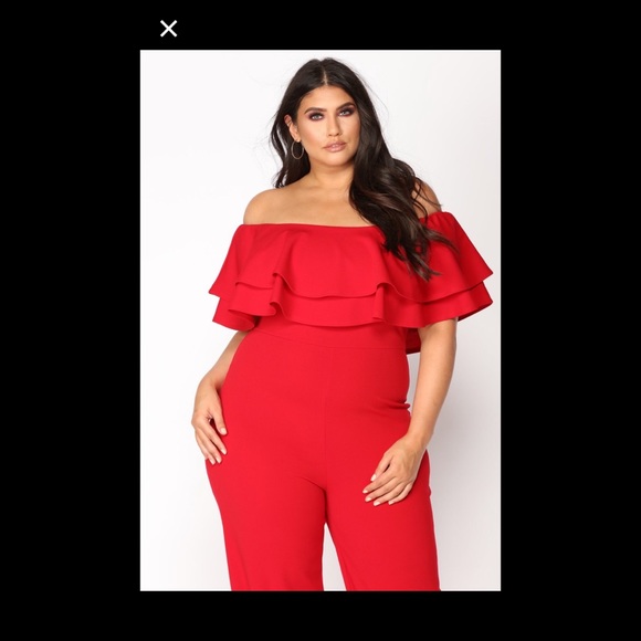 fashion nova ready to ruffle jumpsuit